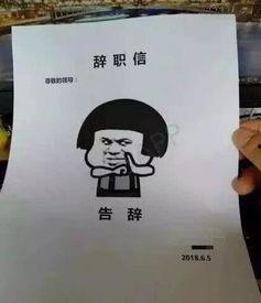网红辞职信段子,幽默风趣的职场告别